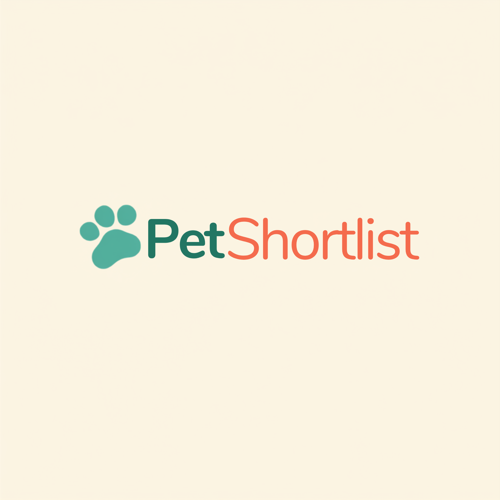 PetShortlist logo - pet product reviews for dogs and cats